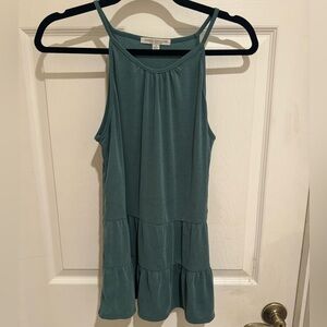 Women’s Sage Sleeveless Baby Doll Top, Small, Green Envelope, Women’s Clothes